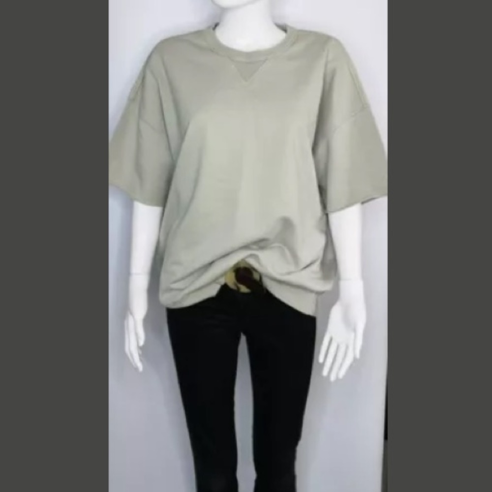 All Saints short sleeved sweatshirt, size M, tan